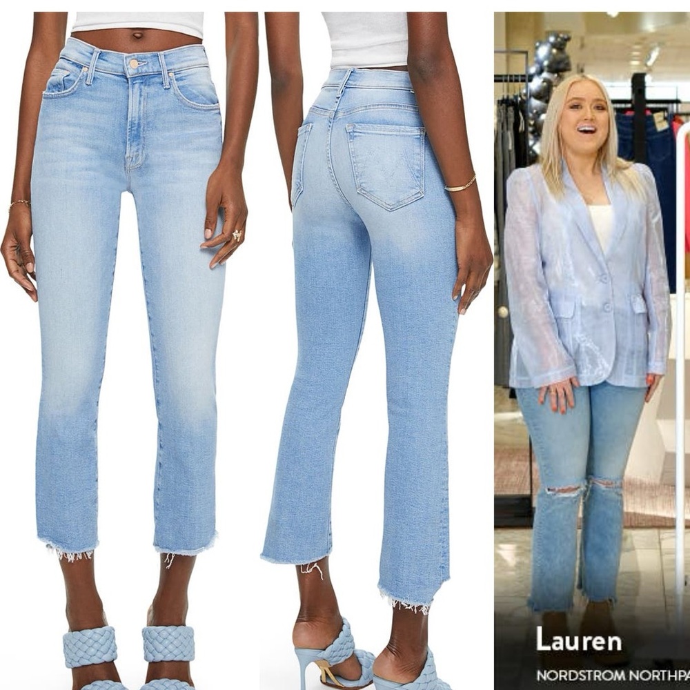 Mother The Insider High Waist Step Fray Ankle/Cropped Jean - LIMITED EDITION